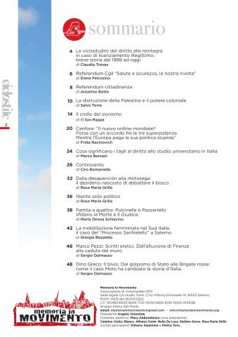 sommario n° 17 marzo 2025