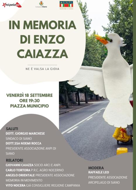 In memoria di Enzo Caiazza. Ne è valsa la gioia